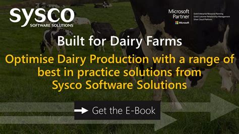 Microsoft Dynamics Erp For The Dairy Industry Factsheet Ebook