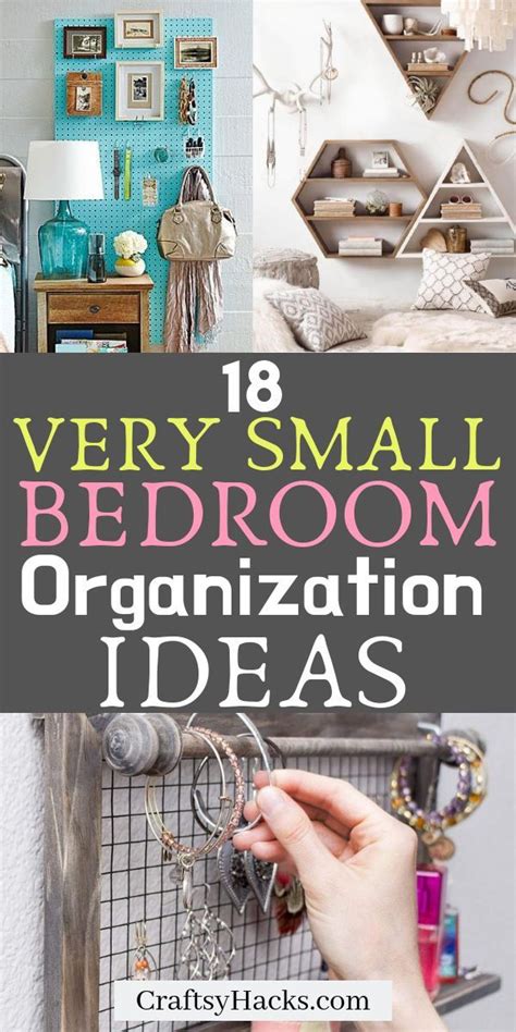 Try These Very Small Bedroom Storage Hacks Organize Home On A Low