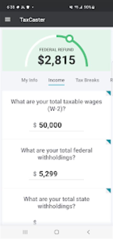 Taxcaster By Turbotax For Android Download