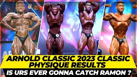 Arnold Classic 2023 Classic Physique Results Ramon Dinos 1st Arnold