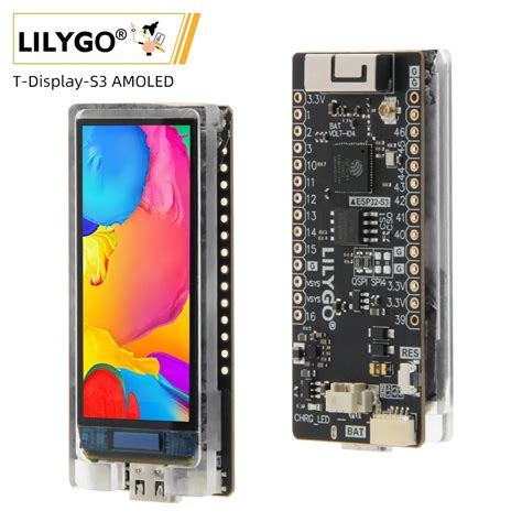 Lilygo® T Display S3 Amoled Esp32 S3 19inch Rm67162 Amoled Display