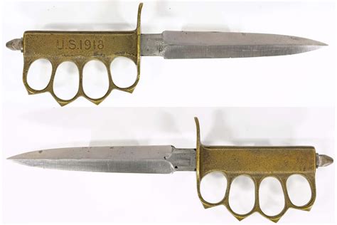 Au Lion Marked Us M1918 Mk1 Trench Knife