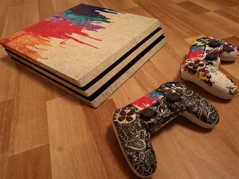 Finally My Ps4 Pro Skins Arrived 🥰 Rplaystation