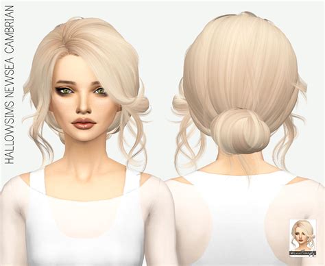 Sims Cc Messy Bun Hair