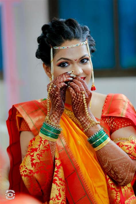 Maharashtrian Bride Maharashtrianbride Indian Bride Hairstyle Bride