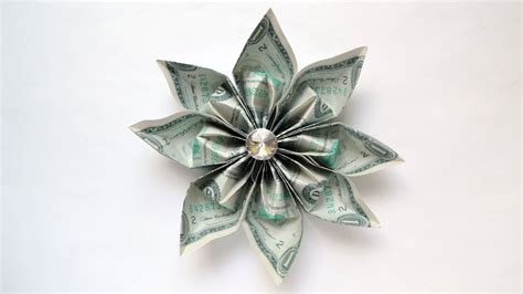 My Beautiful Money Flower Dollar Bills Modular Origami Tutorial