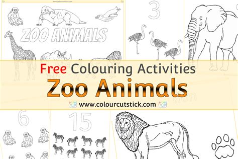 Printable Zoo Coloring Pages For Kids Fun Animal Coloring Sheets