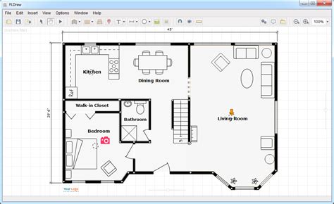 Simple Free Floor Plan Software Floorplansclick