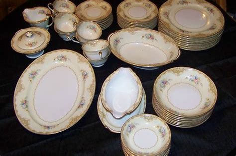 Noritake china pattern red edge, cream, floral, tan scroll. Noritake China Pattern Red Edge, Cream, Floral, Tan Scroll ...
