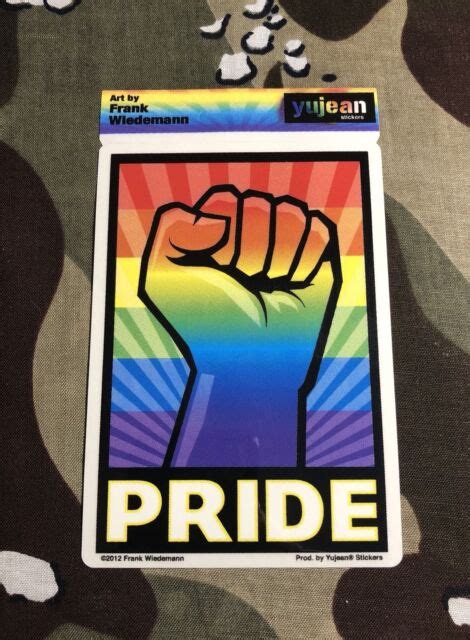 Pride Fist Lgbtq Sticker P005s Gay Queer Civil Rights Ebay