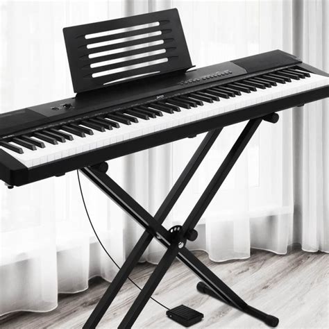 Alpha 88 Keys Electronic Piano Keyboard Electric Holder Music Stand