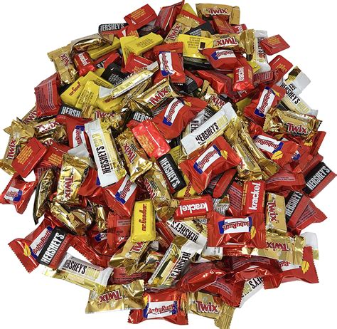 Bulk Assorted Chocolate Candy Bars Minis Individually Wrapped Variety Pack Butterfinger