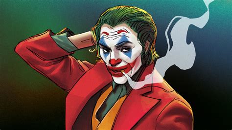 Joker Smoking Illustration 4k Hd Superheroes Wallpapers Hd Wallpapers Id 51125