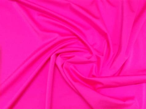 Hot Pink Plain Nylonspandex All Way Stretch Fabric Material 150cm