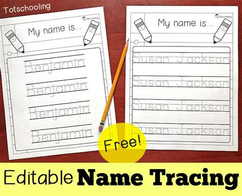 First Name Tracing Sheets Name Tracing Generator Free
