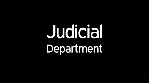 The Judicial Department Youtube