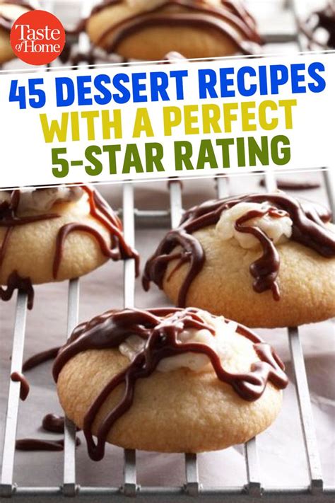 45 Dessert Recipes With A Perfect 5 Star Rating In 2020 Desserts