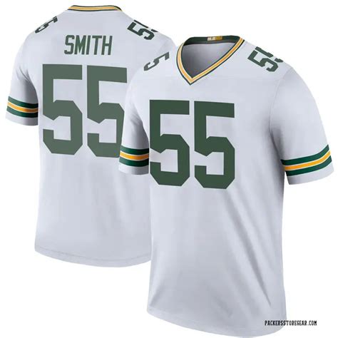 Youth Green Bay Packers Zadarius Smith White Legend Color Rush Jersey