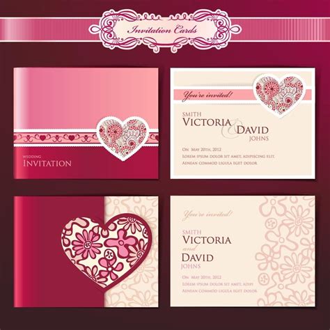 wedding invitation design templates wedding  bridal