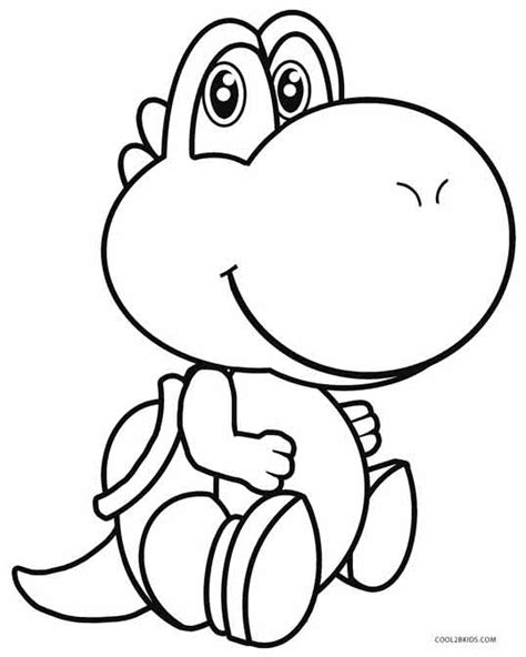 Dibujos De Yoshi Para Colorear Páginas Para Imprimir Gratis