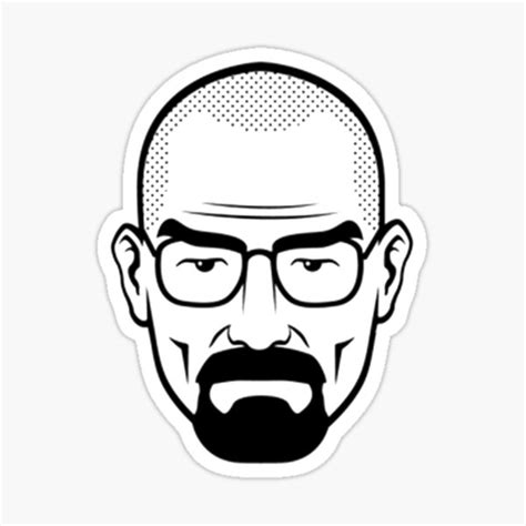 Breaking Bad Walter White Sticker For Sale By Wolfk Redbubble