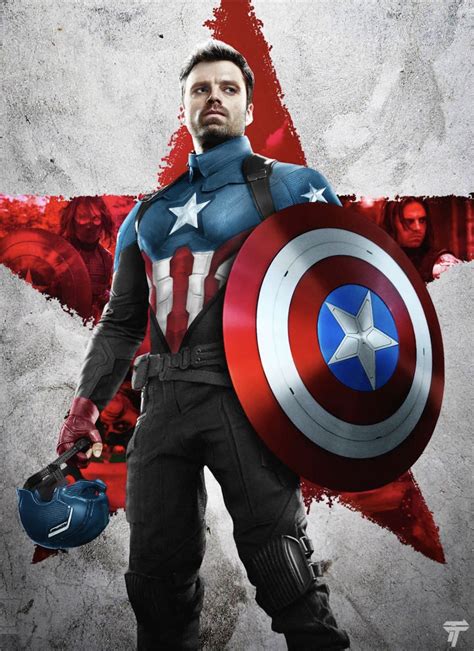 Bucky Barnes as Captain America : marvelstudios