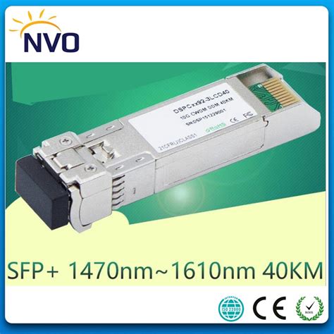 Cwdm Sfp Er 10g Cwdm 40km Sfp Fibertransceiverdual Fiberlc1470nm