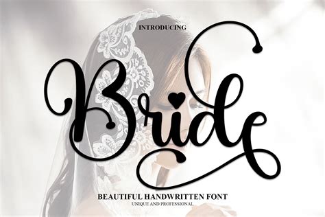 Bride Font By Payjhoshop · Creative Fabrica