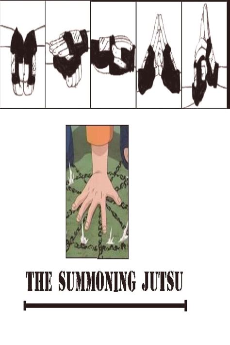 Naruto Hand Signs Summoning Jutsu Narutoow