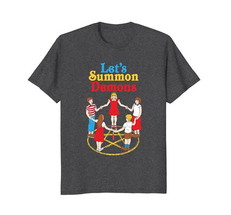 Lets Summon Demons Creepy Incantation Demons T Shirt 4lvs
