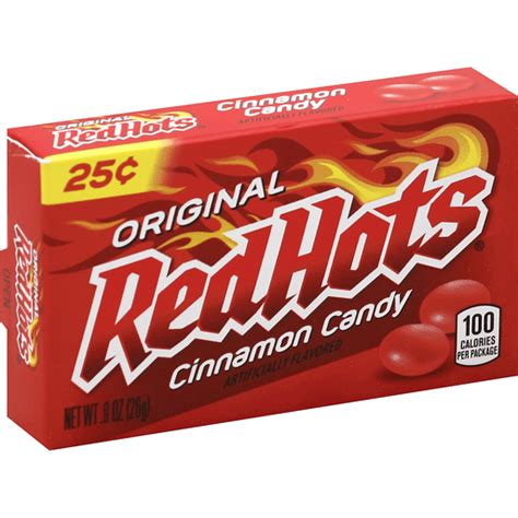 red hots cinnamon flavored candy 0 9 oz box shop the marketplace