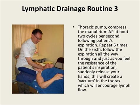 Lymphatic Drainage Technique