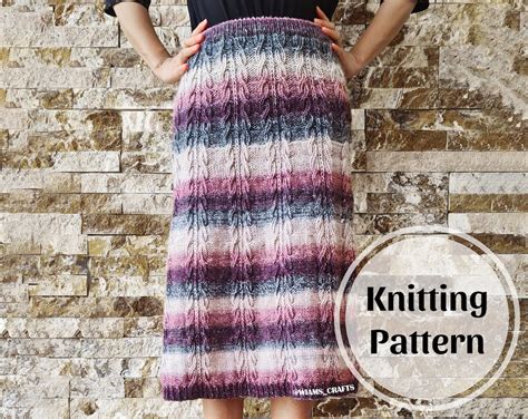 Angelina Skirt Knitting Pattern Pdf For Sizes Xs S M L Xl 2xl By Wiam S Crafts Etsy