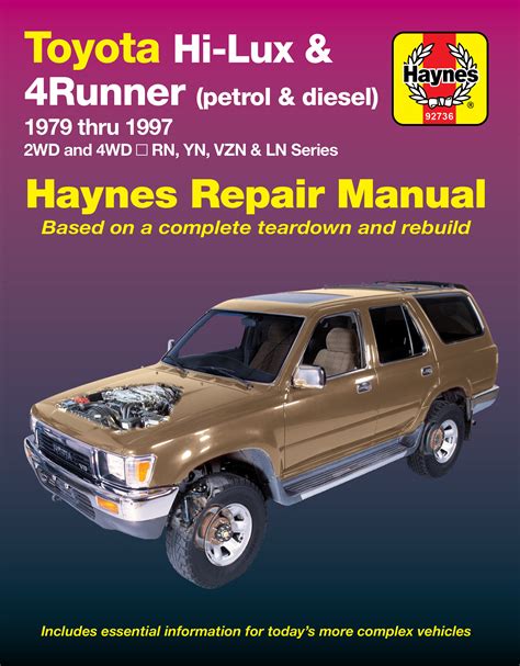 Toyota Hilux Haynes Repair Manuals And Guides