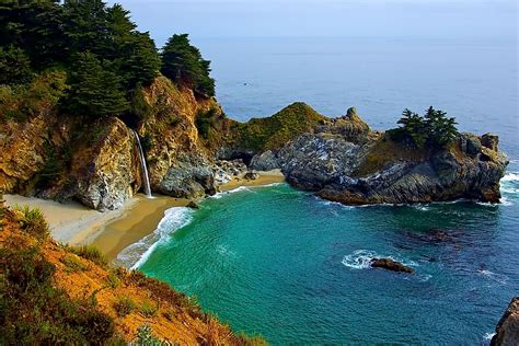 The Enchanting Mcway Falls In Julia Pfeiffer Burns State Park