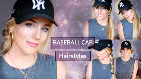 7 Easy Baseball Cap Hairstyles Maria Youtube