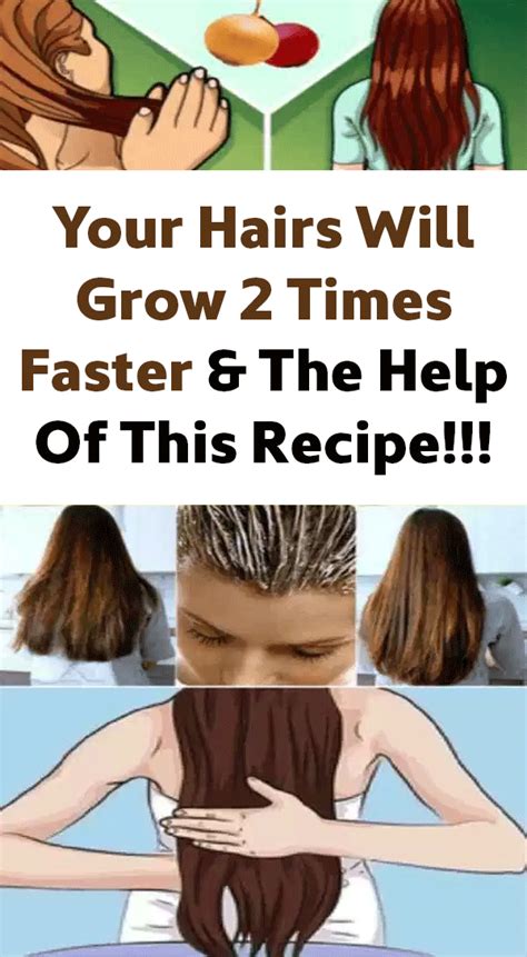 your hairs will grow 2 times faster and the help of this recipe how to grow natural hair