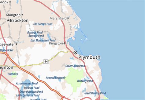Mapa Michelin North Plymouth Mapa North Plymouth Viamichelin