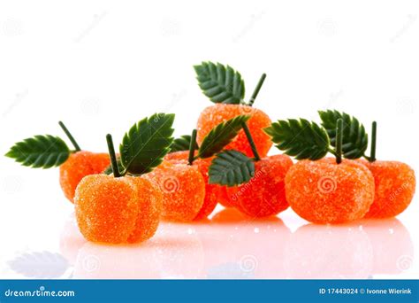 Orange Sweet Candy Apples Stock Photo Image Of Reflections 17443024