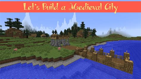 Minecraft Lets Build A Medieval City Episode 1 Fishing Hut