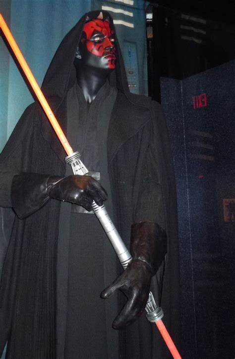 Darth Maul Costume And Lightsaber From Star Wars The