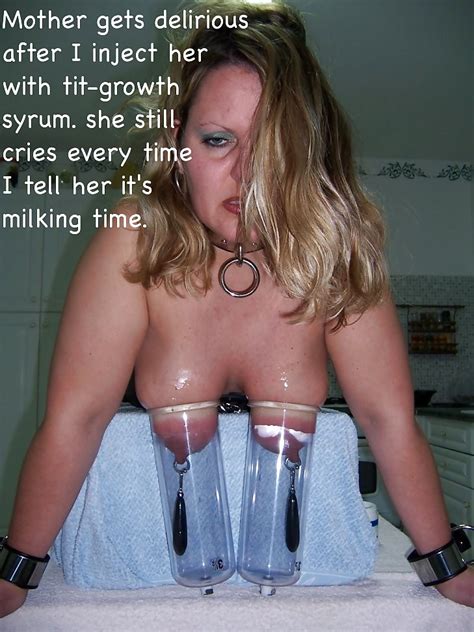 Tit Growth Injection And Milking Captions 33 Bilder