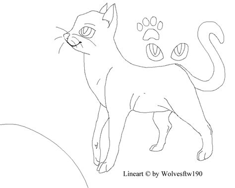 Cat Lineart By Wolvesftw190 On Deviantart