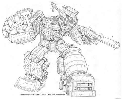 Transformers Coloring Pages Mixmaster Coloring Pages Ideas