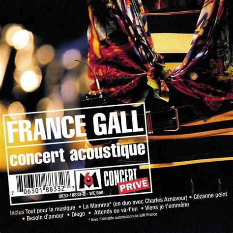 France Gall Concert Acoustique 1997 Musicmeter Nl
