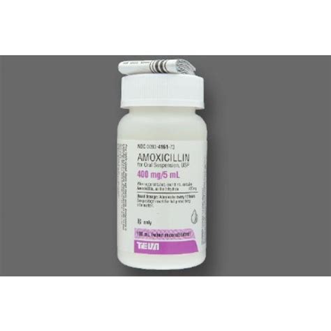 Amoxicillin Susp 400mg 5ml Rx Products