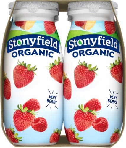 Stonyfield Organic Very Berry Kids Low Fat Yogurt Smoothies 6 Ct 31