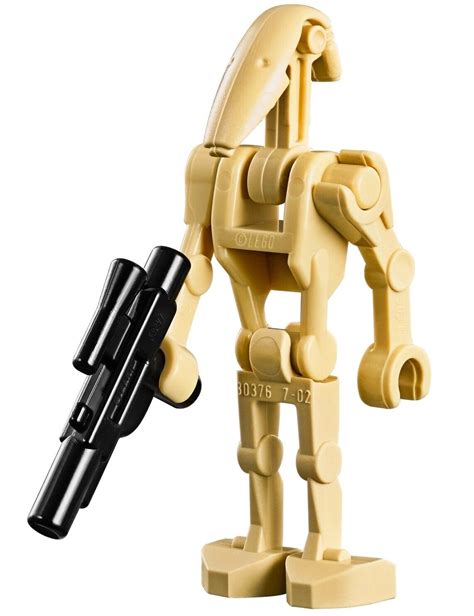 New Lego Star Wars B1 Basic Droid Battle Droid Minifigure Sw0001 C With Blaster Ebay