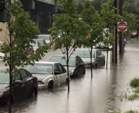 Storm Rips Essex County Floods Bridges Trapped Cars Videos