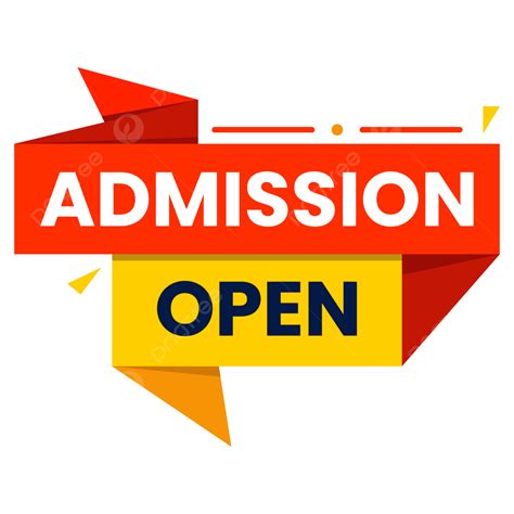 Admission Open Clipart Transparent Background Transparent Admission